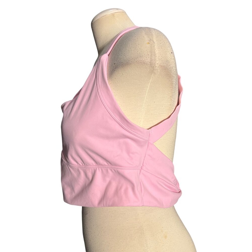 Halara Softlyzero Backless Cut Out Twisted Croppe… - image 10